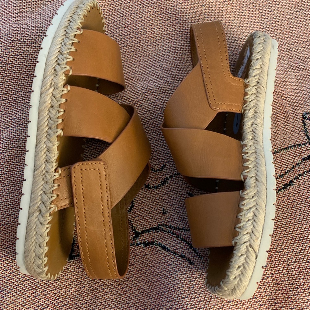Vince tenison espadrille sandals size:7 worn once excellent condition